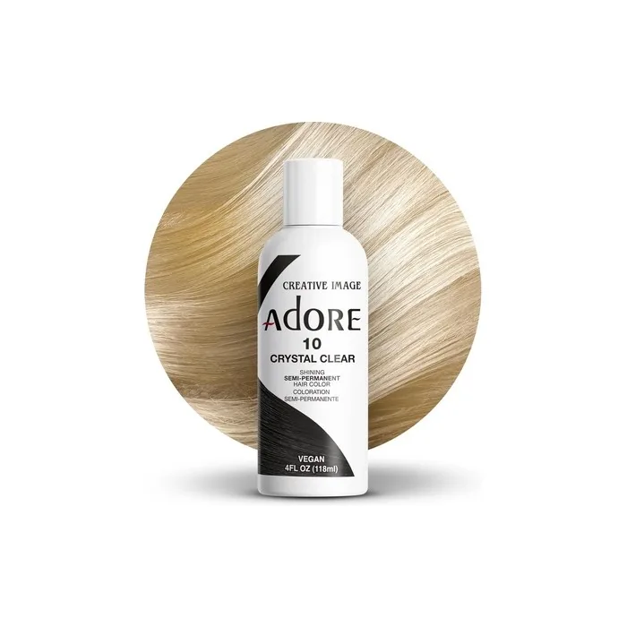 Adore Shining Semipermanent Hair Color 10 Crystal Clear