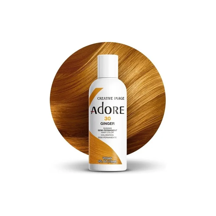 Adore Shining Semipermanent Hair Colour 30 Ginger Dark Brown 118ml