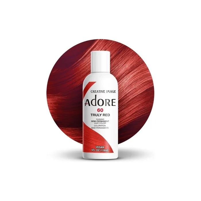 Adore Shining Semi Permanent Hair Colour 60 Truly Red 118ml