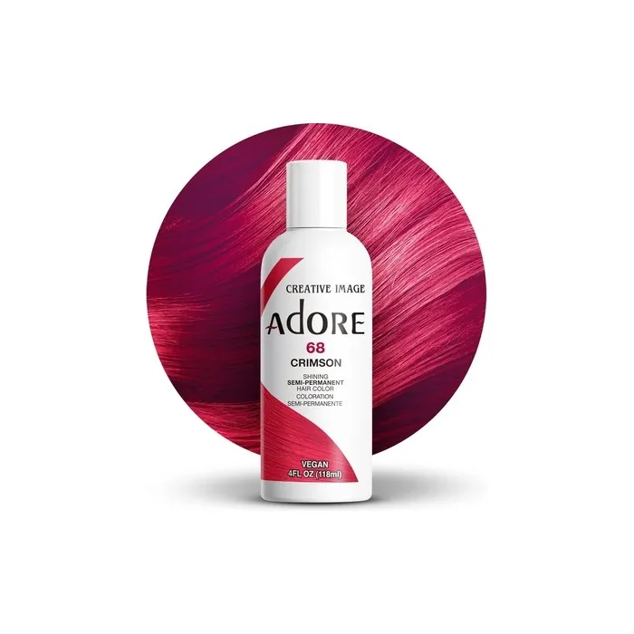 Adore Shining Semipermanent Hair Colour 68 Crimson 118ml