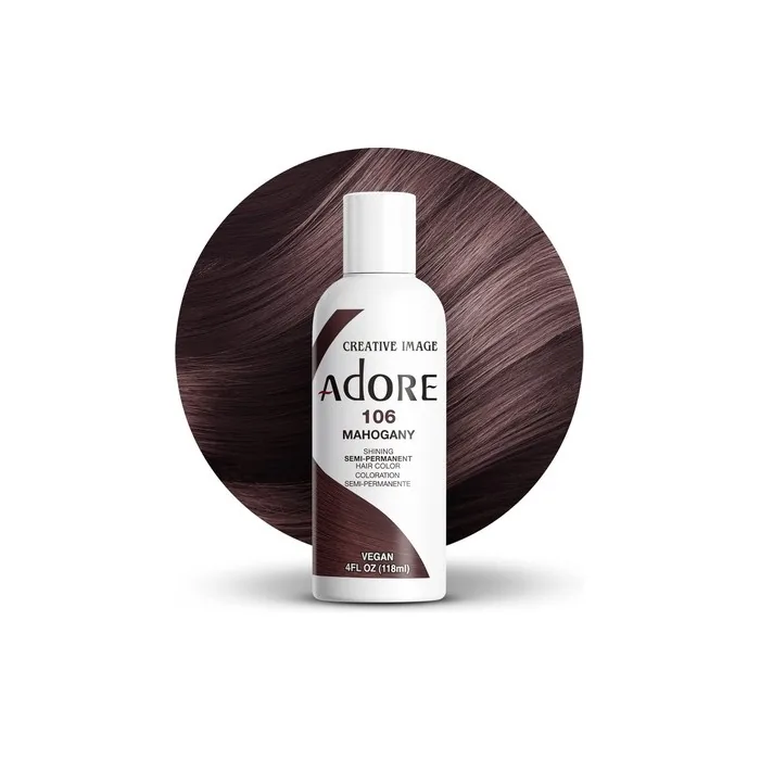 Adore Shining Semipermanent Hair Colour 106 Mahogany 118ml