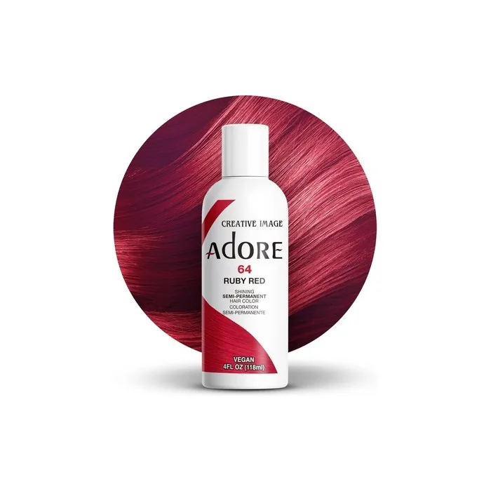 Adore Shining Semipermanent Hair Colour 64 Ruby Red 118ml