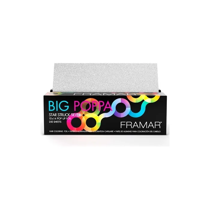 Framar Big Poppa Embossed Pop Up Hair Foil for Highlighting 10x14