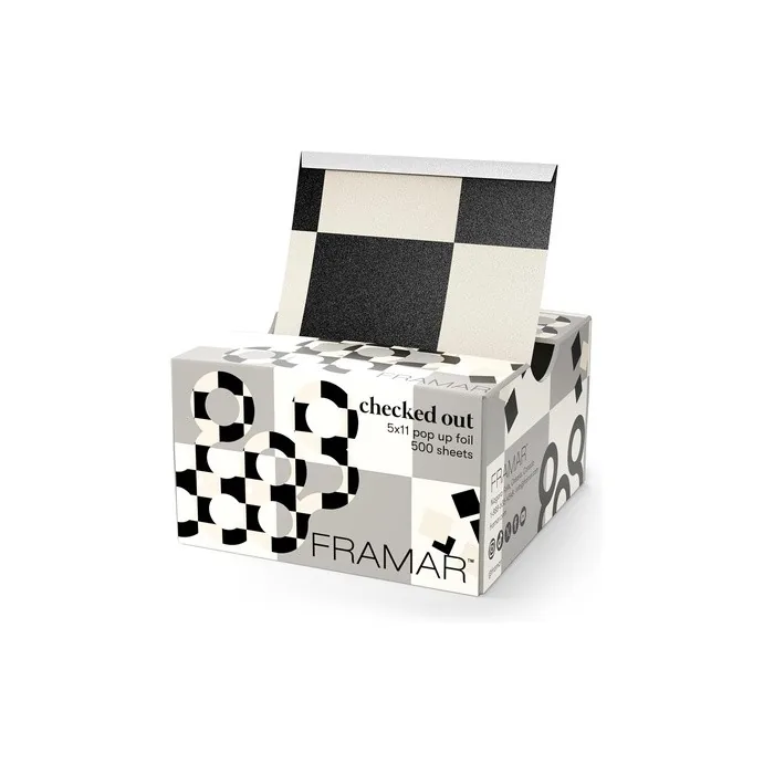 Framar Checked Out Embossed Pop Up Hair Foil for Highlighting