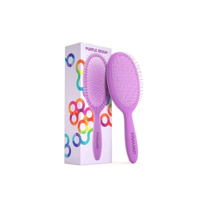 Framar Detangle Brush Purple Reign