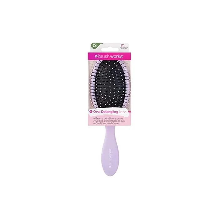 Detangling Oval Hairbrush Purple