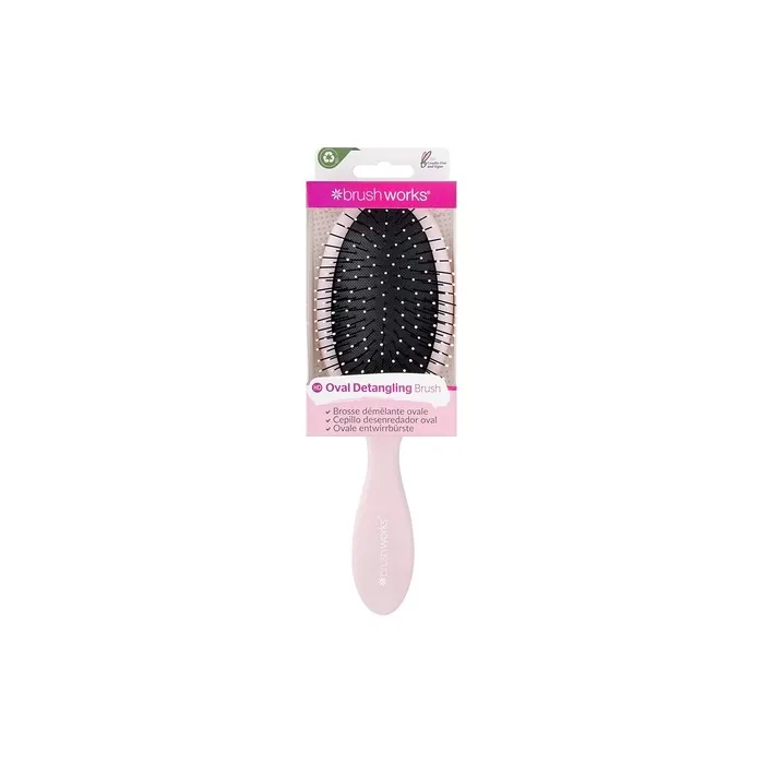 Detangling Oval Hairbrush Pink