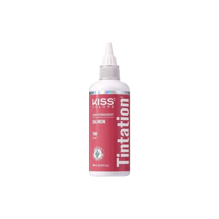 Kiss Tintation Semipermanent Hair Colour With Argan Oil And Aloe Vera Salmon