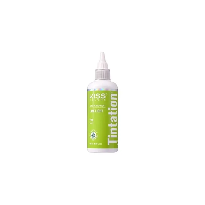 Kiss Tintation Semipermanent Hair Color Treatment 148ml 5 Us Fl Oz Lime