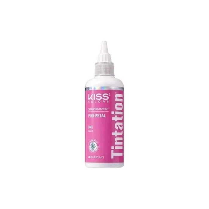 Kiss Tintation Semipermanent Hair Colour With Argan Oil And Aloe Vera Pink Petal