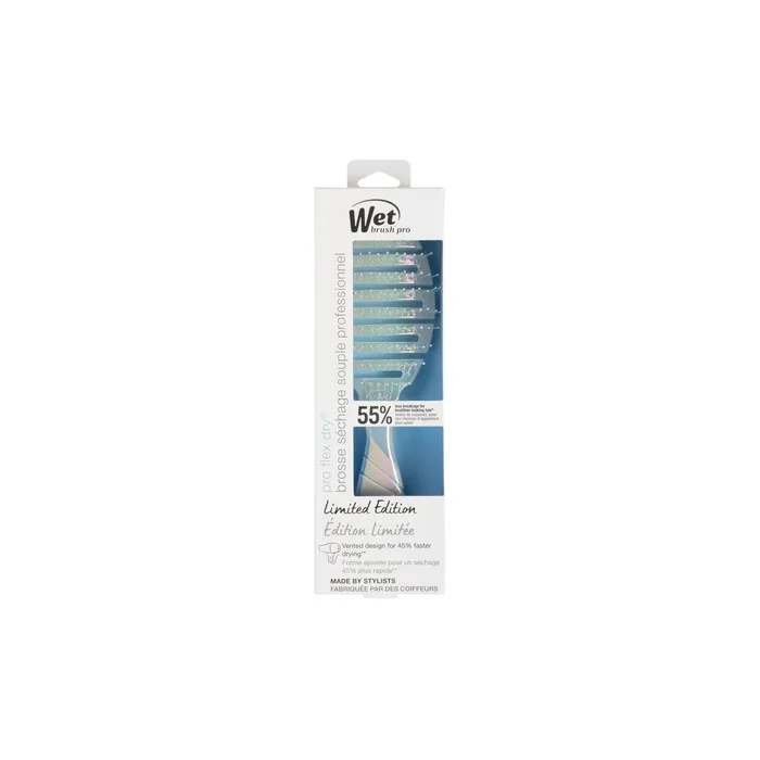 Wet Brush Flex Dry Iridescent Icon Silver Flexible Hair Brush