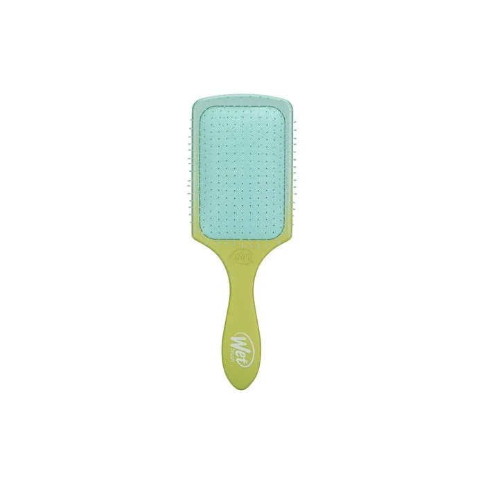 Wetbrush Paddle Detangler With Heatflex Bristles And Aquavents Feel Good Ombre Green And Blue