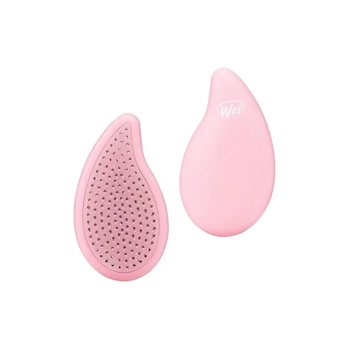WetBrush Go Green Palm Detangler with Ultra Soft Intelliflex Bristles Watermelon Oil Pink