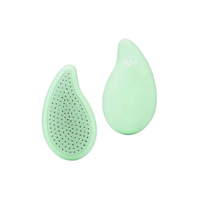 WetBrush Go Green Palm Detangler with Ultra Soft Intelliflex Bristles Tea Tree Oil Infused Green