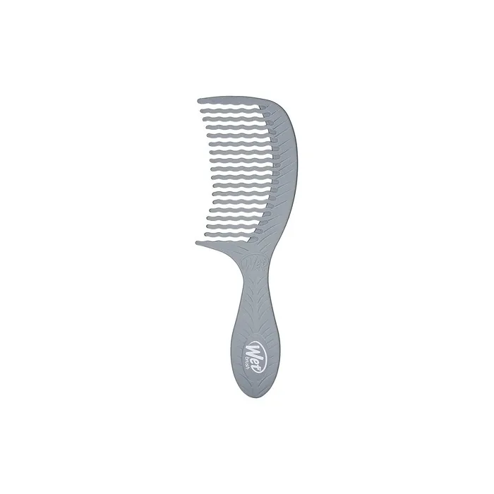 WetBrush Go Green Treatment Comb Wide Tooth Wave Tooth Design Detangles Pain Free Plant Based Charcoal Infused