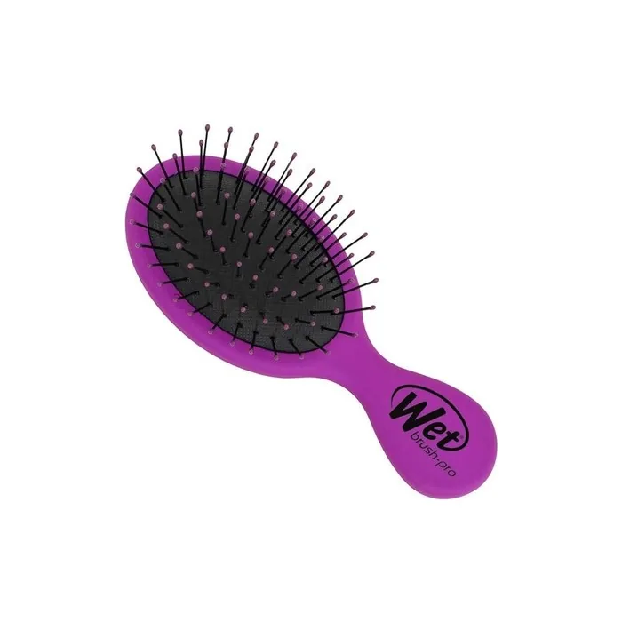 Wet Brush Squirt Detangler Hair Brush with Soft IntelliFlex Bristles Mini Travel Voilet Purple