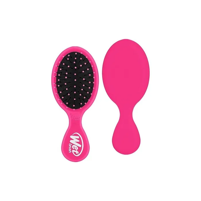 WetBrush Mini Detangler UltraSoft Bristles Travel Perfect Brush Suitable for All Hairtypes Pink