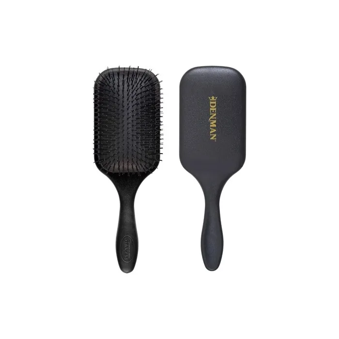 Denman D90L Tangle Tamer Ultra Hairbrush for Long and Strong Hair with Nylon Bristles - Black