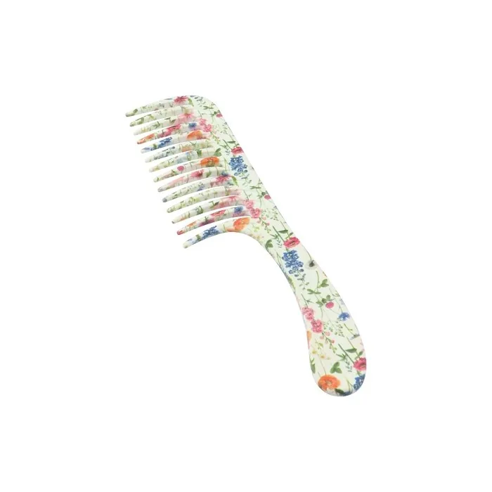 Denman D28 Wide Tooth Detangling Comb Floral Fantasy