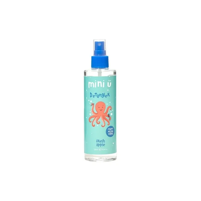Mini U Fresh Apple Hair Detangling Spray for Kids and Babies - Lightweight Fresh Apple Scented 98% Naturally Derived Ingredients