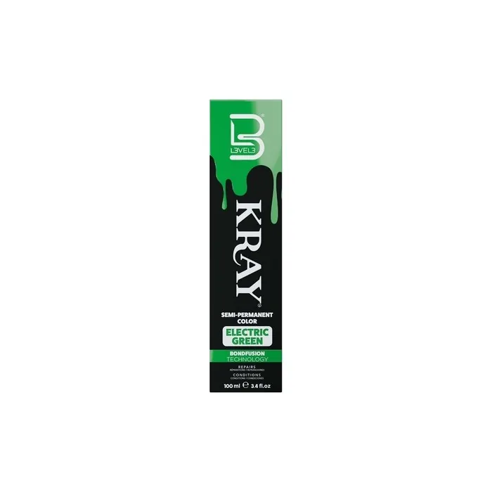 Level 3 Kray Electric Semi-Permanent Hair Color - Vibrant Long Lasting Shine