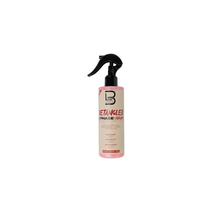 L3 Level 3 2 Phase Detangler Spray for Smooth Hair Hydrates Dry and Damaged Hair