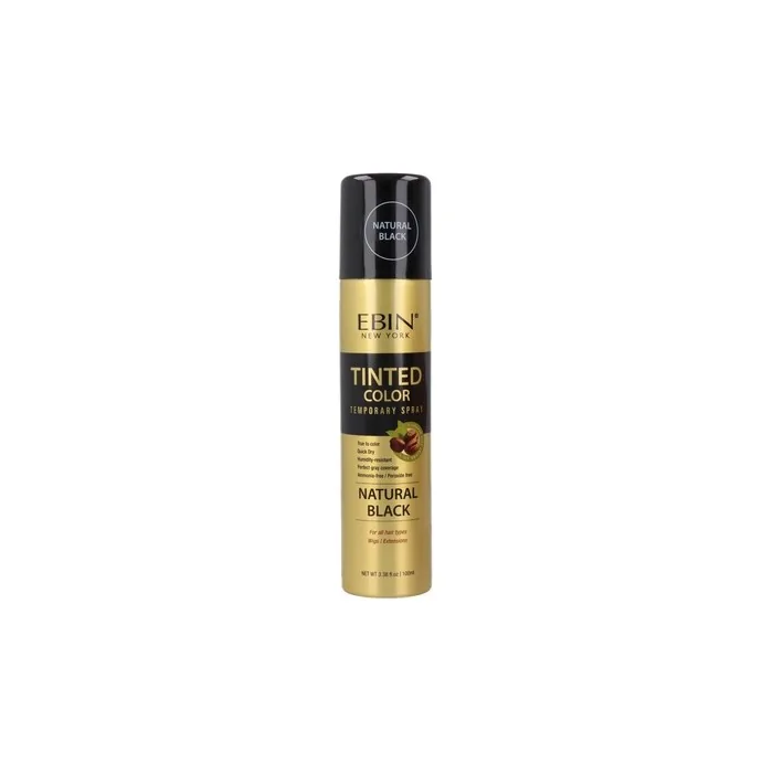 Ebin New York Tinted Color Natural Black Spray - 100 Ml