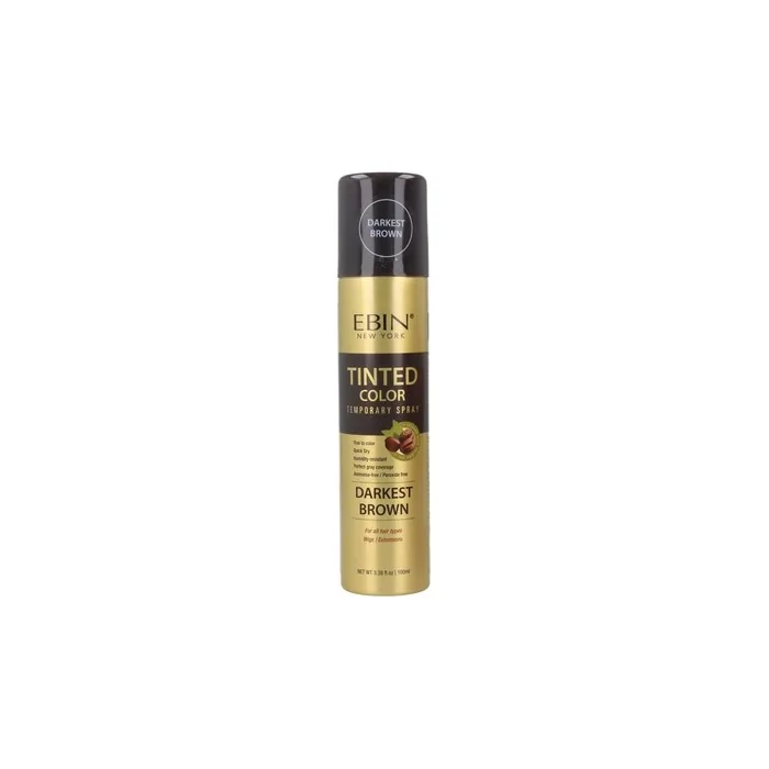Ebin New York Tinted Color Darkest Brown Spray - 100 Ml