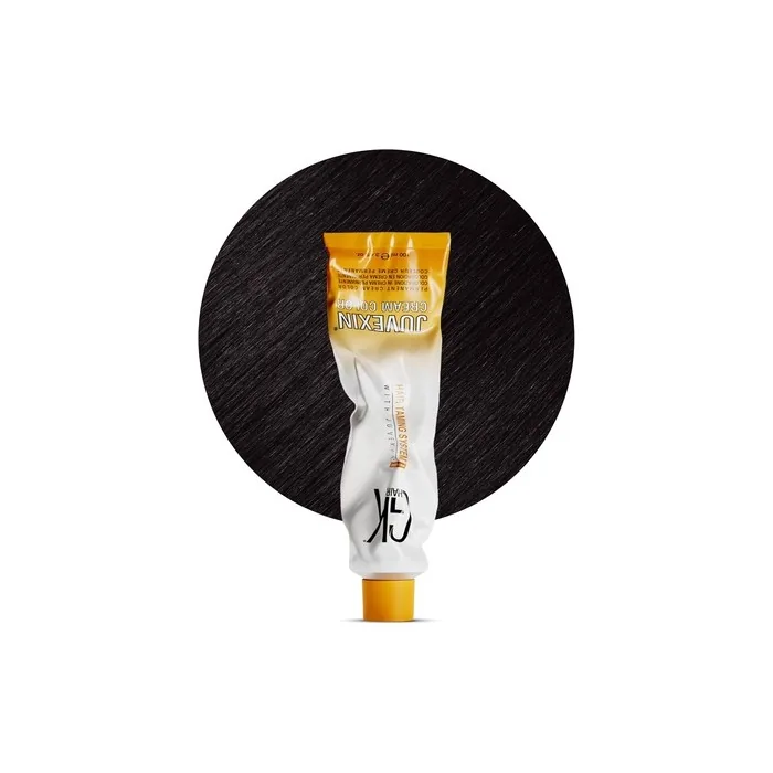 GK HAIR Global Keratin Professional Hair Color Cream Tube 3.4 Fl Oz/100ml Nourishing & Cleansing Colors for Styling High Performance Long Lasting Semi Permanent Natural Toner Dye Chocolate - 4.99 Cocoa