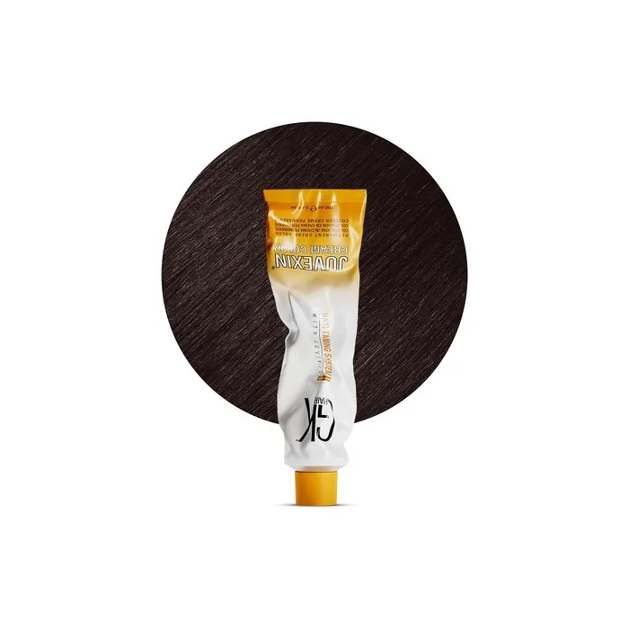 GK HAIR Global Keratin Professional Hair Color Cream Tube 3.4 Fl Oz/100ml Chocolate 6.99 Gianduia