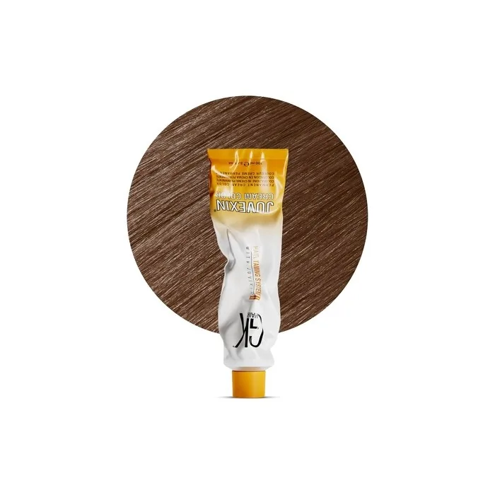 GK HAIR Global Keratin Professional Hair Color Cream Tube 3.4 Fl Oz/100ml Nourishing & Cleansing Colors for Styling High Performance Long Lasting Semi Permanent Natural Toner Dye Chocolate Hazelnut