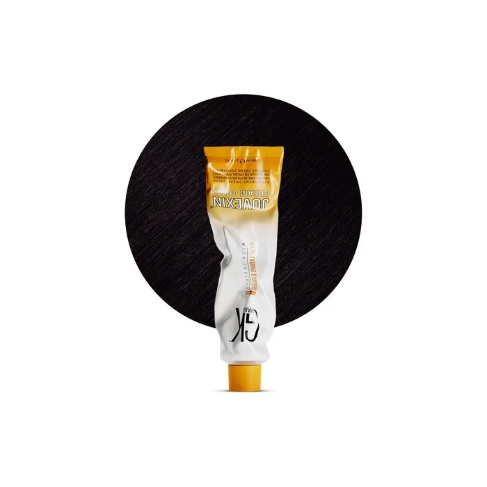 GK HAIR Global Keratin Professional Hair Color Cream Tube 3.4 Fl Oz 100ml Nourishing Cleansing Colors for Styling High Performance Long Lasting Semi Permanent Natural Toner Dye Irisee 4.2 Brown