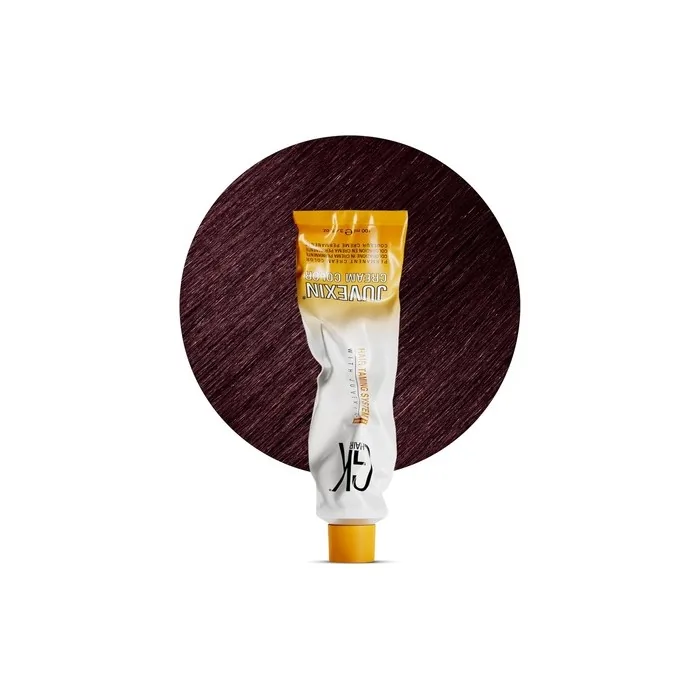 GK HAIR Global Keratin Professional Hair Color Cream Tube 3.4 Fl Oz 100ml Mahogany Red