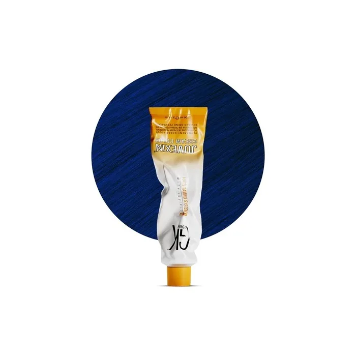 GK HAIR Global Keratin Professional Hair Color Cream Tube 3.4 Fl Oz 100ml Nourishing Cleansing Colors for Styling High Performance Long Lasting Semi Permanent Natural Toner Dye Mixtones Blue