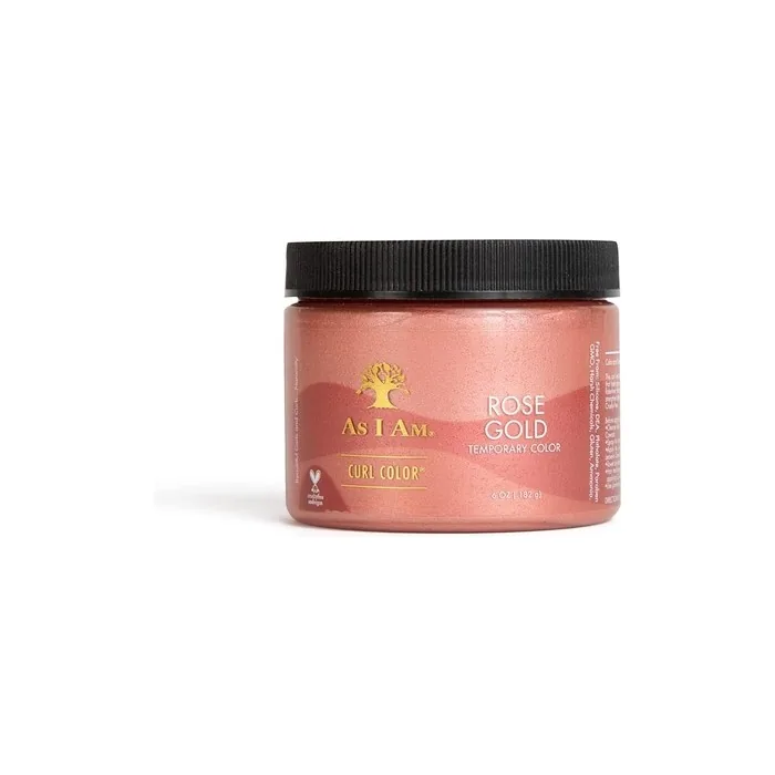 As I Am Curl Color Rose Gold Temporary Color & Curling Gel 6oz