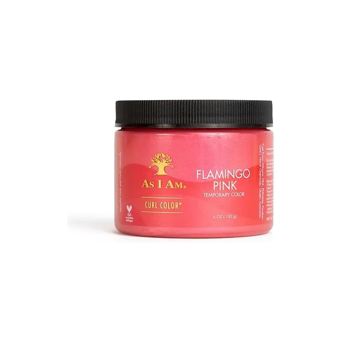 As I Am Curl Color Flamingo Pink Temporary Color & Curling Gel 6oz
