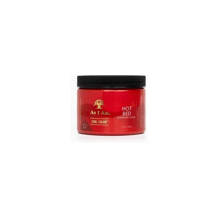 As I Am Curl Color Hot Red 6oz Color and Curling Gel Temporary Color