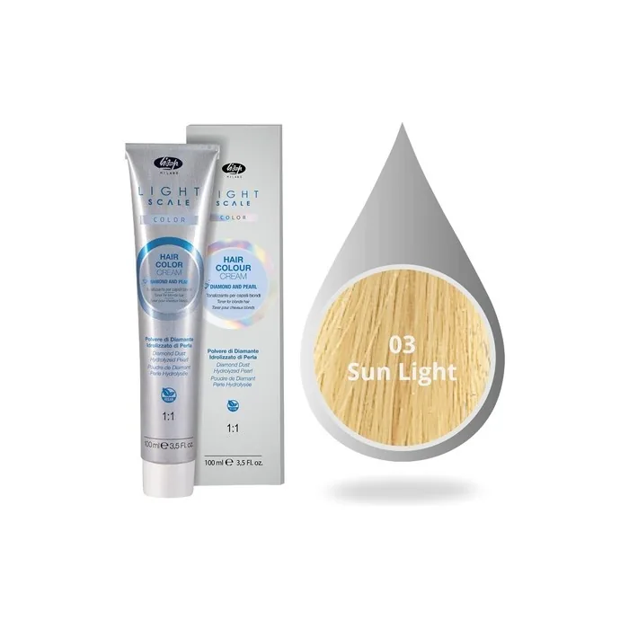 Lisap Light Scale Hair Color Cream 03 Sun Light 100ml