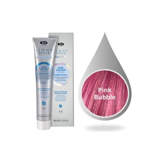 Lisap Light Scale Hair Color Cream 100ml Pink Bubble