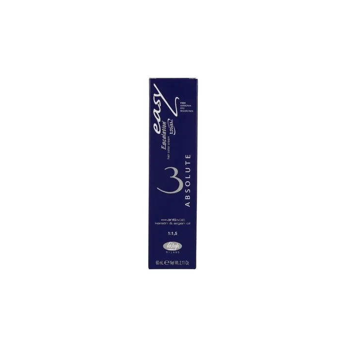 Lisap Easy Absolute Hair Dye 3 822 Light Matte Blonde 60 Milliliters