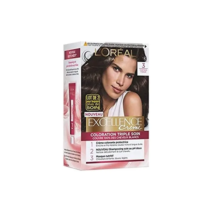 L'Oreal Paris Permanent Hair Color Triple Care 100% White Hair Coverage
