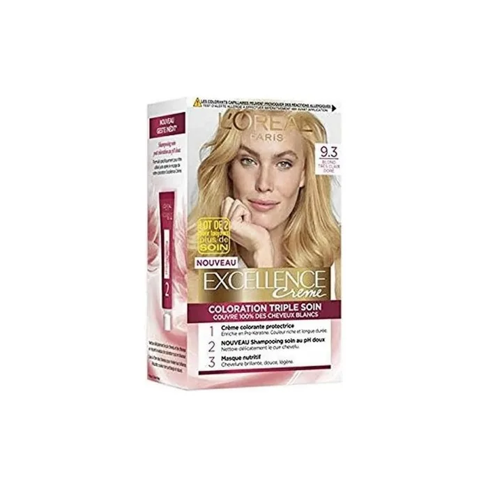 L'Oreal Paris Excellence Creme Triple Care Permanent Coloring 100