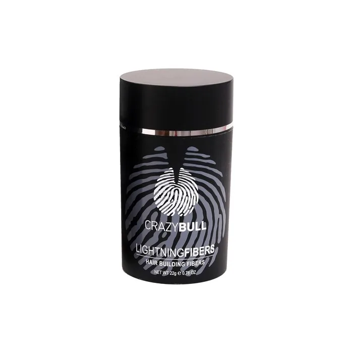 Crazy Bull Fibras Capilares Lighting Hair Building Medium Brown - 4g