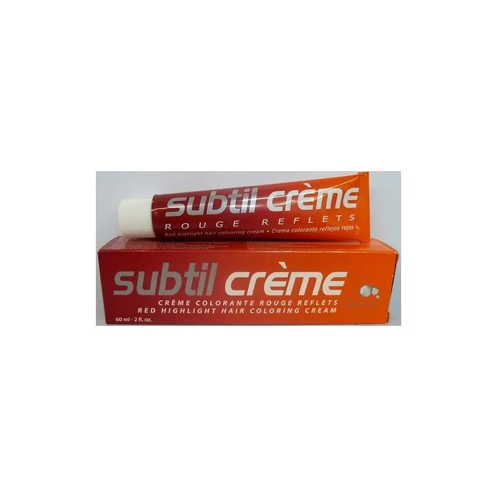 Subtile Permanent Hair Coloring Cream 60ml 04.65 Acajou Chatain Rouge