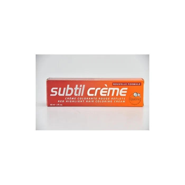 Subtil Creme Red Highlight Hair Coloring Cream 2oz 60ml 6.66