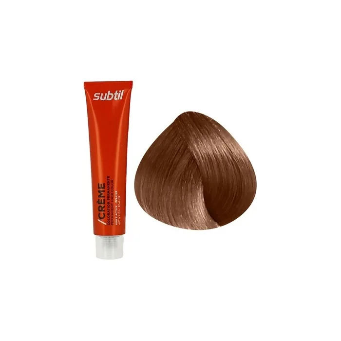 Subtil Creme Permanent Hair Coloring Cream 60ml 08.34 Golden Copper Blonde