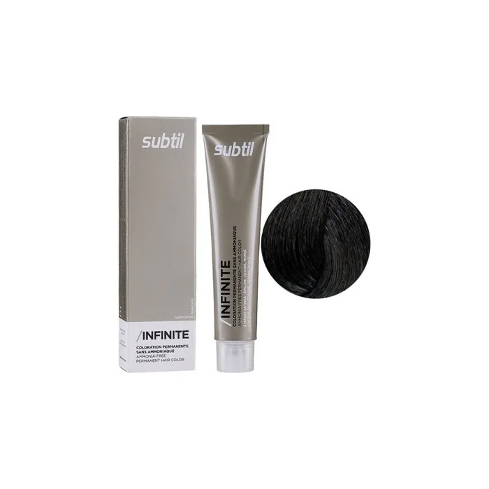 Subtle Infinite Permanent Hair Color 60 Ml 411 Ashy Brown Intense Permanent Hair Dye
