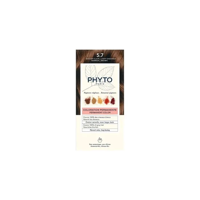 Phyto Light Brown Hair Color Phyto Color 57