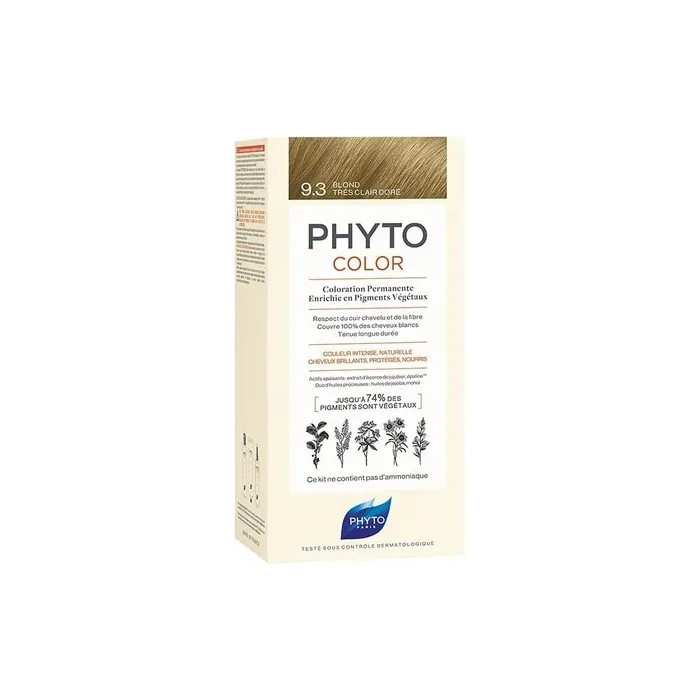 Phyto Native It Phytocolor 9.3 Blonde Golden Hair Color