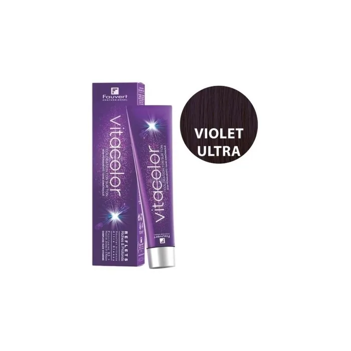 Fauvert Vitacolor Gloss Tone On Tone Hair Color R/226 Ultra Violet - 100ml